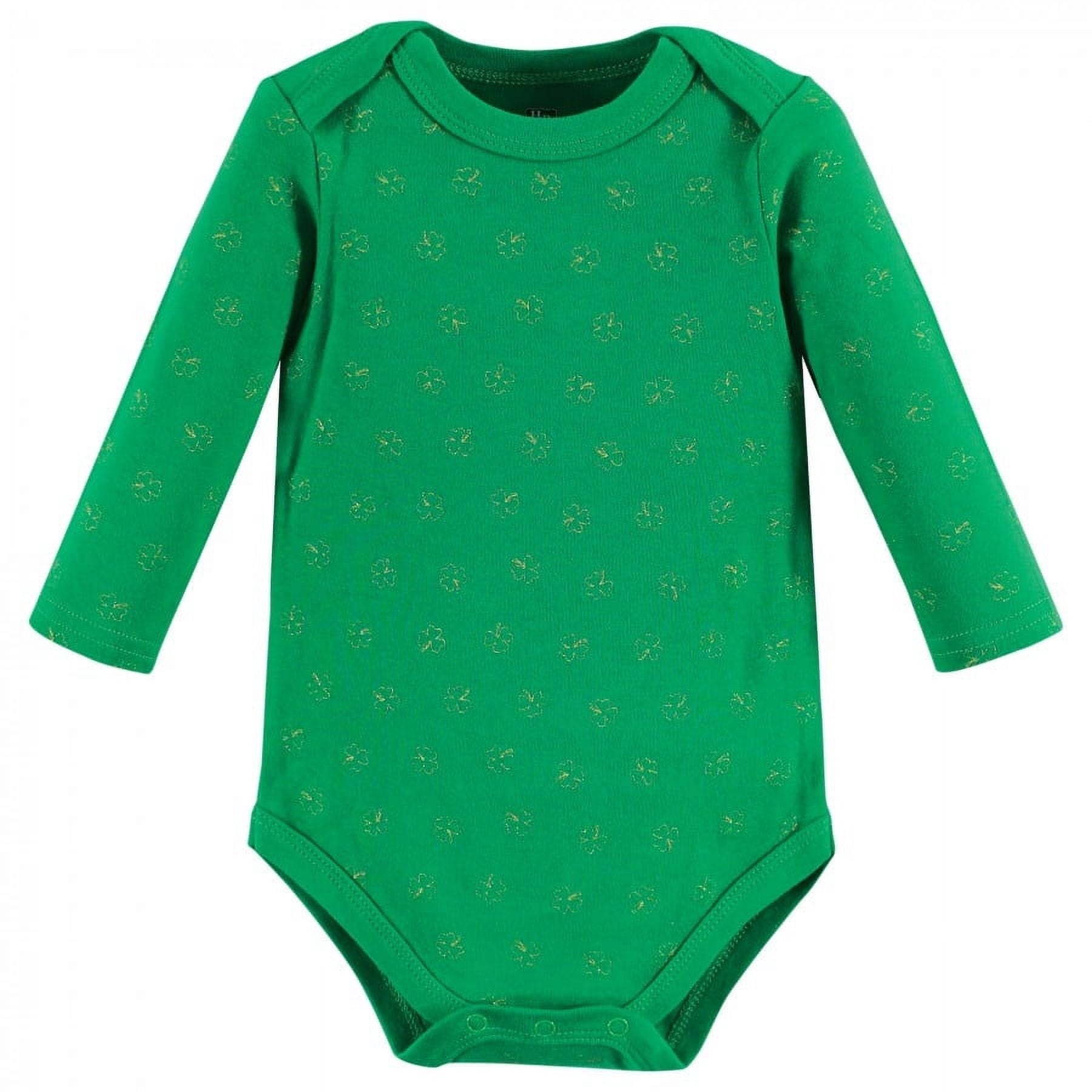 Hudson Baby Cotton Long-Sleeve Bodysuits, 3-Pack, Newborn- 24 Months