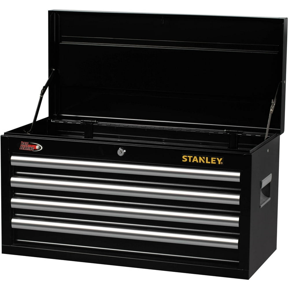 Stanley 4Drawer Chest, Black