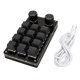 thumbnail image 1 of Mini teclado 12 teclas 2 perillas interruptor azul RGB retroiluminado Plug and Play teclado programable para juegos Office Media, 1 of 1