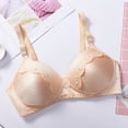 thumbnail image 4 of Sngxgn Women's Full Coverage Underwire Unlined Lace Bra(Khaki,38), 4 of 4