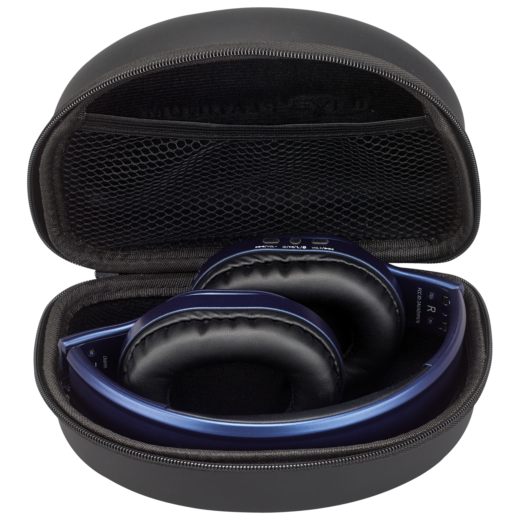 iLive Bluetooth Noise-Canceling Over-Ear Headphones, Indigo Blue, IAHP87