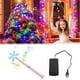 thumbnail image 1 of Christmas Wand Tree-shaped Light Controller Red And White Striped Star Glowing Christmas Decoration Christmas Tree Light Control Wand, 1 of 7