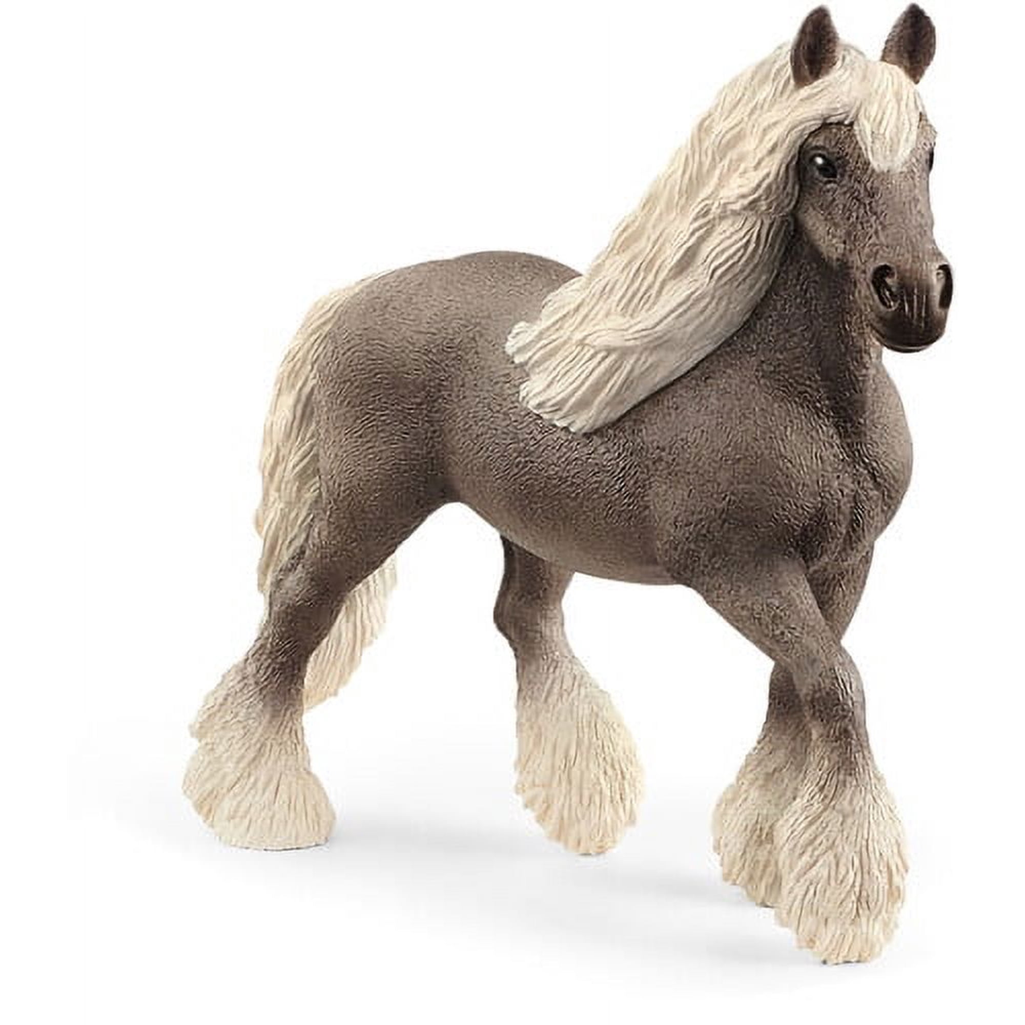 Schleich Farm World Realistic Silver Dapple Mare Gray Horse Figurine - Highly Detailed and Durable Farm Animal Figurine for Boys and Girls, Gift for Kids Ages 3+