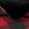 thumbnail image 6 of King Cal King Faux Wool to Faux Fur Down Alternative Comforter Set Multicolor Plaid Print Oeko Tex Certified Machine Washable, 6 of 6