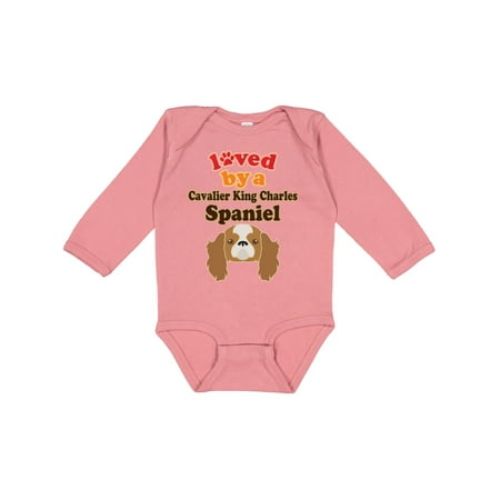 

Inktastic Cavalier King Charles Spaniel Dog Boys or Girls Long Sleeve Baby Bodysuit