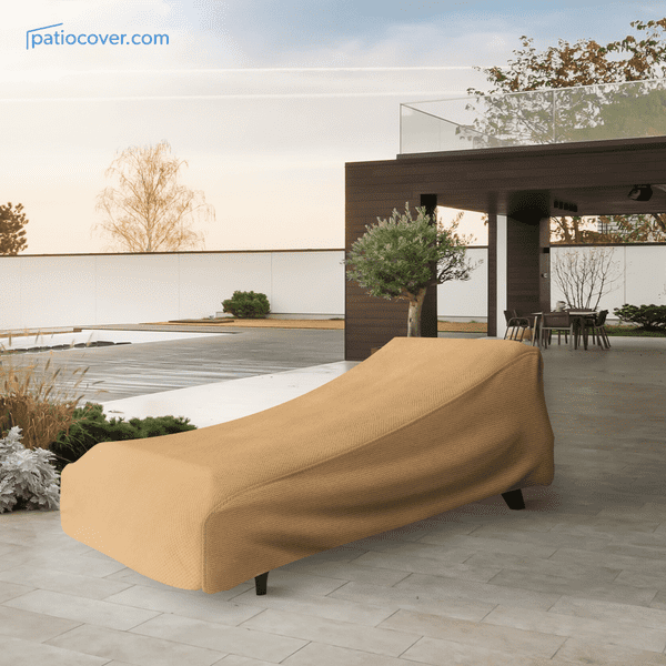 Patio Chaise Lounge Cover 78’ Long Lounge Chair Dust Cover Heavy Duty Chais... 