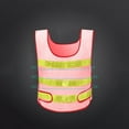 thumbnail image 2 of Yaoyar Mens Reflective Sleeveless Tees High Visibility Safety Construction Site Traffic Night Work Outdoor Protective Sleeveless Shirts Utility Workwear Industrial Safety Tank Top,Red,Free Size, 2 of 8