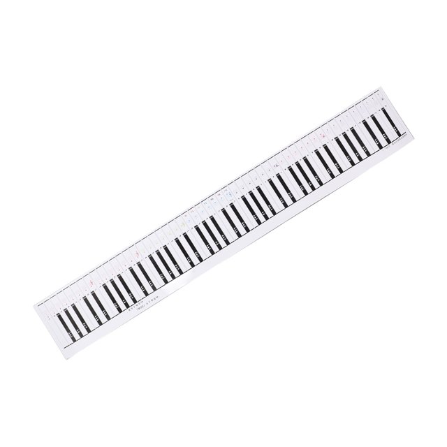 Nota De Teclado De Piano De 88 Teclas, Escala Musical 1:1 Buena Compatibilidad Nota De Práctica De Digitación De Piano Para Entrenamiento De Enseñanza De Piano