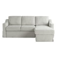 thumbnail image 6 of Serta Hampstead Convertible Sofa in Linen Beige Fabric Upholstery, 6 of 17