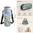 thumbnail image 7 of KUIFORTI Flower Turtle Backpack and Lunch Box Set 4Pcs Cute Girls Backpack with Pencil Pouch Water Bottle Sleeve for Teens Elementary Middle School Back to School Essentials Gifts, 7 of 7