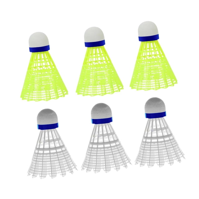 amagogo Badminton Shuttlecocks Durability Practical Premium Professional Nylon Badminton 6 Pieces