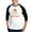 Black/White, variant on CafePress - Boo Haw: Playful Ghostly Design - Cotton Baseball Jersey, 3/4 Raglan Sleeve Shirt