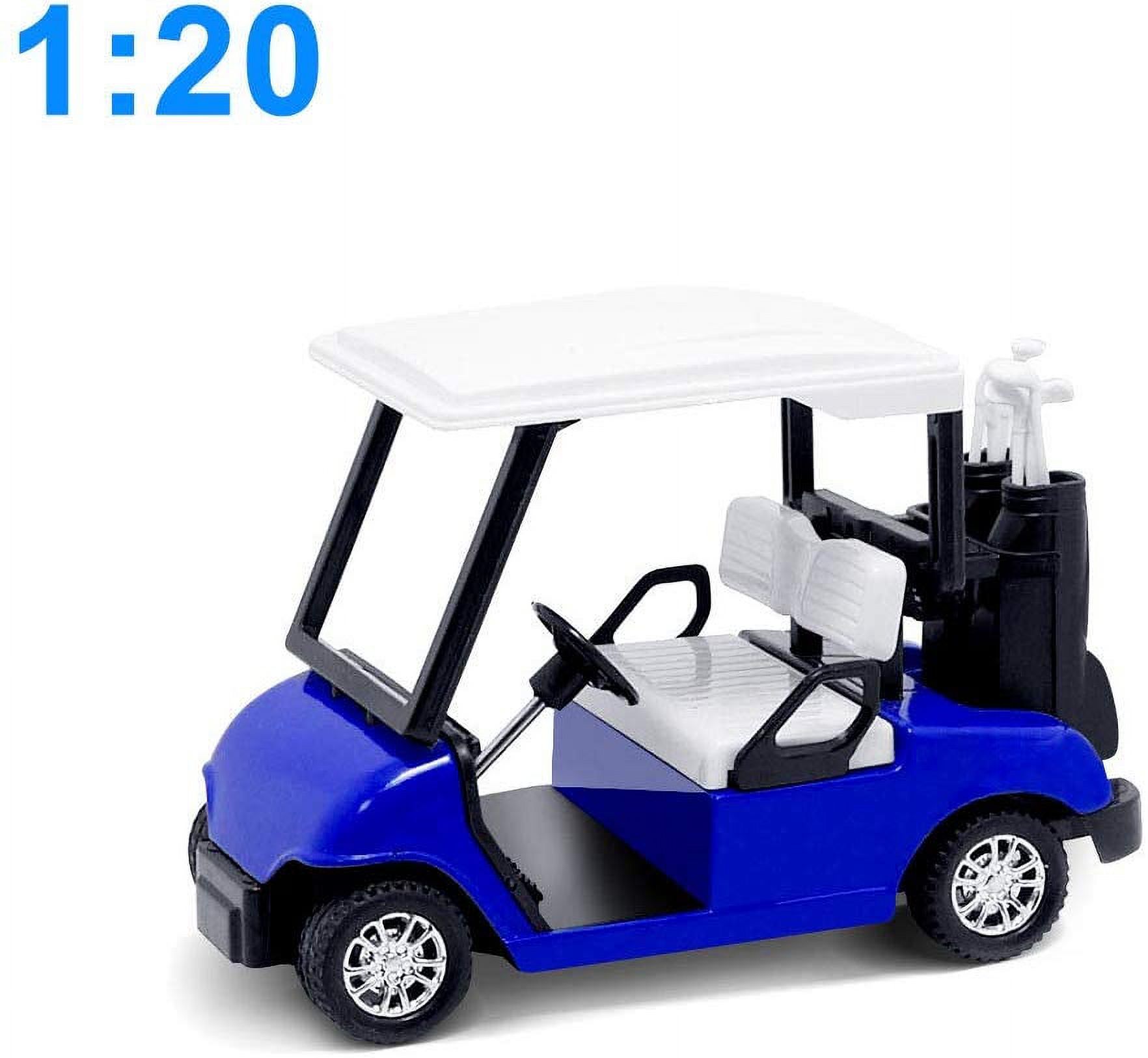 McMulligan's 4.5" Die-Cast Metal Golf Cart Toy 6pcs - Multicolor