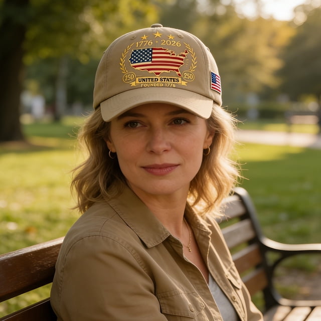 Embroidered Baseball Cap Classic Anniversary Design Adjustable Snapback Hat for Everyday Casual Wear