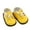 Yellow, variant on Lubelski Doll Shoes Safe Imagination Rubber Doll Shoes Accessory Girl Doll for Kids