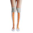 thumbnail image 1 of Chaussettes Hautes Imprimé Poulet 3d Hiver/automne, 1 of 4
