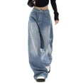 thumbnail image 4 of EMMIOL Women's Baggy Jeans High Waist Barrel Jeans Y2K Vintage Wide Leg Fit Jeans 90s Boyfriend Streetwear Denim Pants, 4 of 6