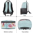 thumbnail image 6 of Aplkyhs Horse Flower School Backpack for Boys Girls Ages 6-18 Large Capacity Multi Compartment Ergonomic Padded Adjustable Straps for Elementary Middle High School Daily Use, 6 of 7