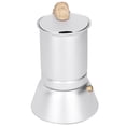 thumbnail image 3 of Tbest 150ml Coffee Maker Moka Pot Stainless Steel Coffee Pot For Induction Cooker Use, 3 of 8