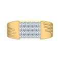 thumbnail image 3 of 1/2 Carat Men's Diamond Wedding Band Ring in 14K Yellow Gold (Ring Size 9.25) (SI1-SI2 Clarity), 3 of 6