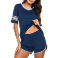 thumbnail image 1 of Womens Pjs Set Short Sleeve Pajama Set for Women, 1 of 6