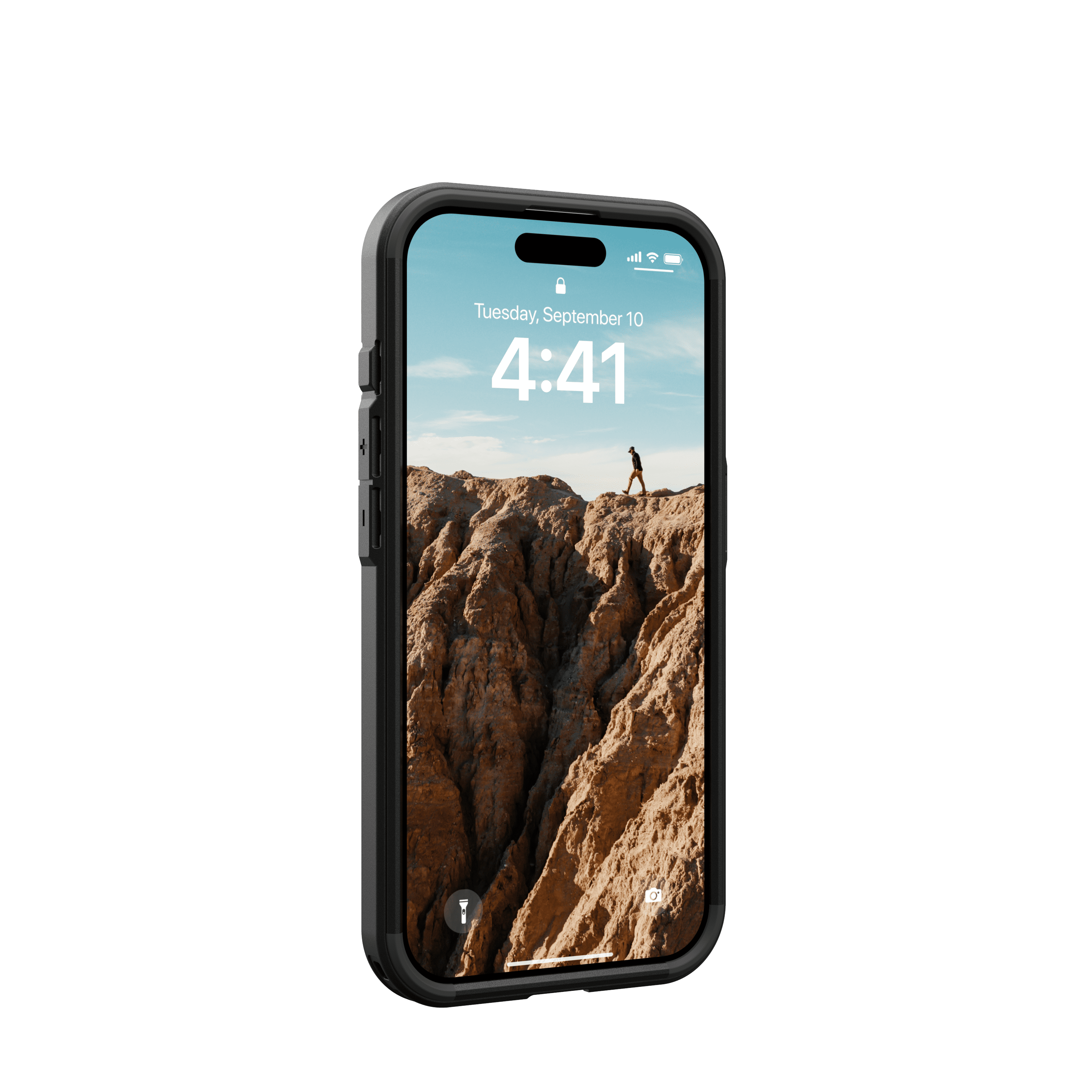 UAG iPhone 15 Pro Case 6.1" Civilian Mallard Built-in Magnet Compatible with MagSafe Charging Rugged Military Grade Dropproof Protective Cover by URBAN ARMOR GEAR