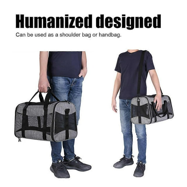 Portable Collapsible Pet Carrying Bag Breathable Cat Dog Under 6KG Handbag for Outgoing Travel Hiking