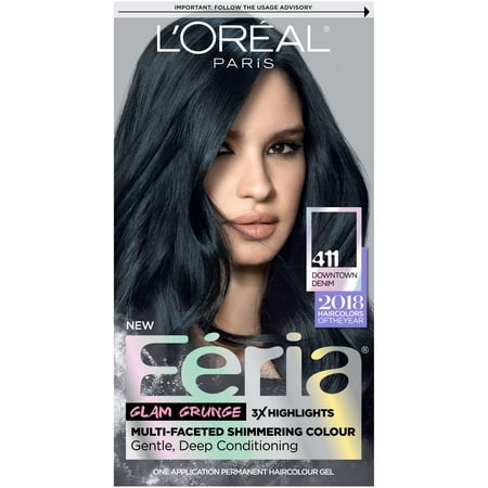 L'Oreal Paris Feria Permanent Hair Color, 411 Downtown (Best Hair Color Product For Black Hair)