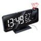 thumbnail image 2 of Termómetro Pantalla digital Higrómetro interior Temperatura Sensor de humedad 76MHz-108MHz Radio Portátil Desktop Snooze Reloj de alarma Negro Noticed EL006192-02B, 2 of 7