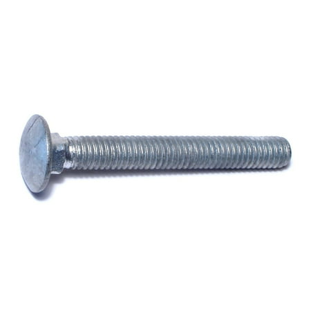 

5/16 -18 x 2-1/2 Hot Dip Galvanized Grade 2 / A307 Steel Coarse Thread Carriage Bolts CBS-379