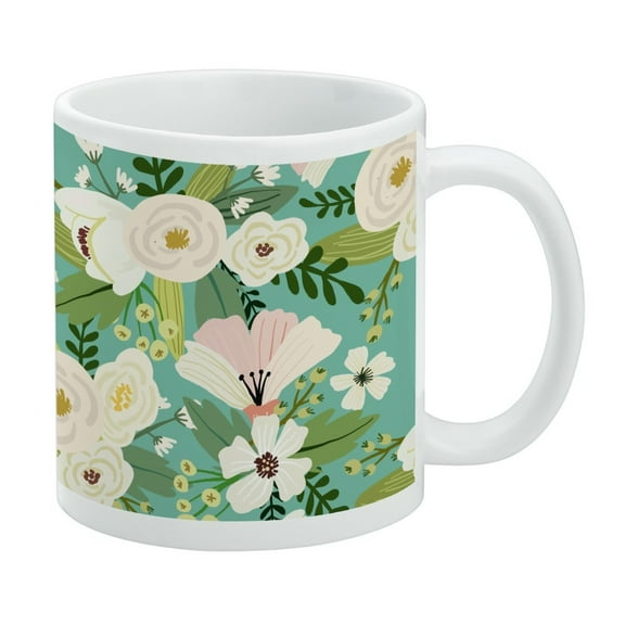 Yuri Spring Flowers White Mug