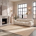 thumbnail image 4 of SAFAVIEH Vision Adrasteia Overdyed Solid Area Rug, 6' x 9', Beige - Modern Design, Beige, Non-Shedding & Easy Cleaning, Ideal for Living Room, Bedroom, Dining Space, 4 of 18