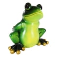 thumbnail image 2 of Ebros Rainforest Green Frog Grog Toad Piggybacking Wine Holder Caddy Figurine, 2 of 8
