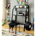 thumbnail image 3 of Furniture of America Ramirez Traditional Metal Desk with Stool in Black, 3 of 11