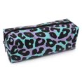 thumbnail image 1 of Pen+Gear Animal Print Pencil Pouch with Leopard Spot Design in Lilac Polyester, 1 of 6