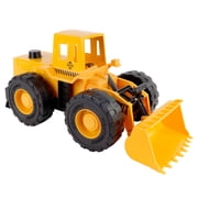 Mighty Wheels: 16 Mega Front Loader - Construction Toy Vehicle, Realistic Lever Operated Bucket, Dig & Scoop, Durable Indoor-Outdoor Play, Kids 3+