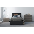 thumbnail image 1 of Atrium 4 Piece Bedroom Set, Bark Grey and Black, 1 of 5