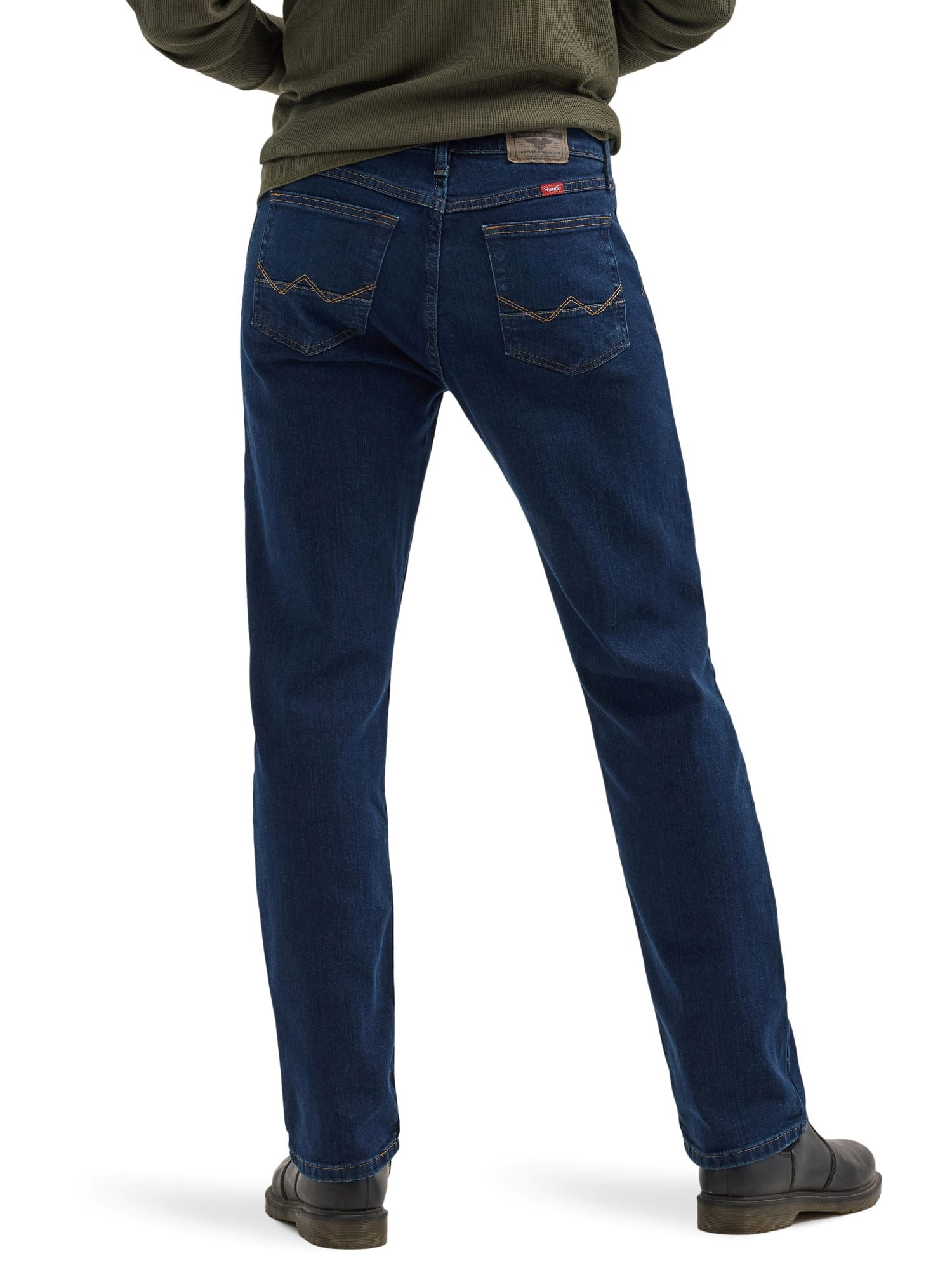 Wrangler Men's Straight Fit Jean with Stretch