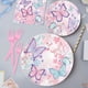 thumbnail image 3 of Juego de artículos para fiesta con tema de mariposas, suministros para fiesta de cumpleaños de mariposas, juego de vajilla de colores, platos desechables de 7 pulgadas 10 piezas, platos de 9 pulgadas, 3 of 5