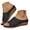 Black, variant on Dakaela Women's Platform Wedge Sandals Floral Hollow out Orthopedic Slip on Slides Casual Outdoor Walking Summer Beach Shoes Black Size 6