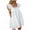 White, variant on Ruffle Dress Women Summer Dress Elegant Square Collar Pocket Puffles Short Sleeve Midi Dress Womens Dresses White L2
