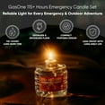 thumbnail image 2 of GasOne Emergency Candle Set – 8-Pack Emergency Candles Long Burning – Unscented Candles for Power Outages, Blackouts, Fishing, Camping – Clean Burning Up to 115 hours, 2 of 8