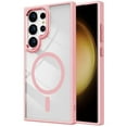thumbnail image 1 of [PST] Samsung Galaxy S25 Ultra Case, Transparent Hard PC Hybrid Back Cover with Magnetic MagSafe Compatible, 1 of 4