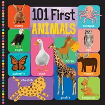101 First Animals, (Board Book)