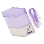 50 Pcs Vosarea Lavender Clear Bags for Gifts Empty Sachet Wardrobe Birthday Presents