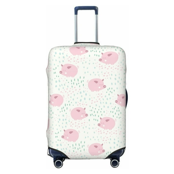 Xecao Cute Pigs print Elastic Luggage Cover, with double-sided print , is perfect for travel, business, and daily use