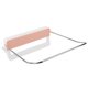 thumbnail image 3 of Soporte plegable para lavabo de pared, estante para almacenamiento de baño, toallero, gancho para lavabo, color rosa, 3 of 8