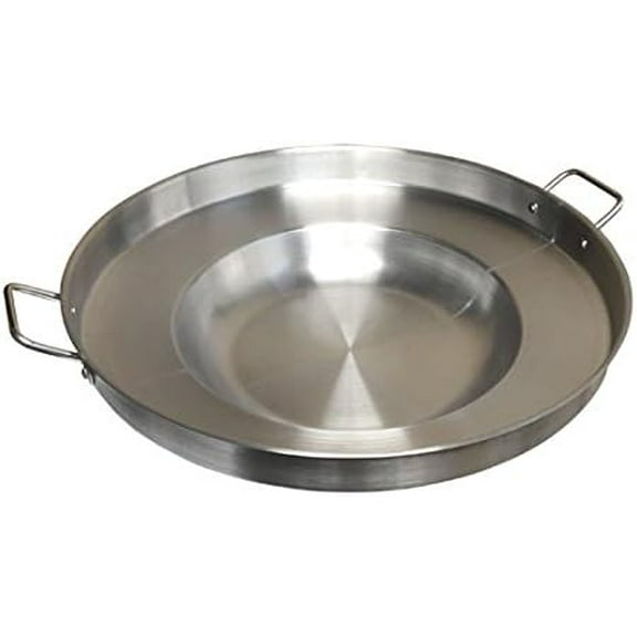 23" Round Stainless Steel Concave Comal Pozo Griddle Taco Grill Fry Pan Wok Cook
