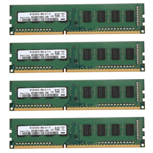 4X DDR3 2GB Ram 1333 MHz para PC de escritorio Memoria 240Pin 1.5V Nueva DIMM