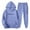 Blue, variant on Men Walking Suits Long Sleeve Matching Outfits Casual Pullover Tops and Jogger Pants Matching Sets,